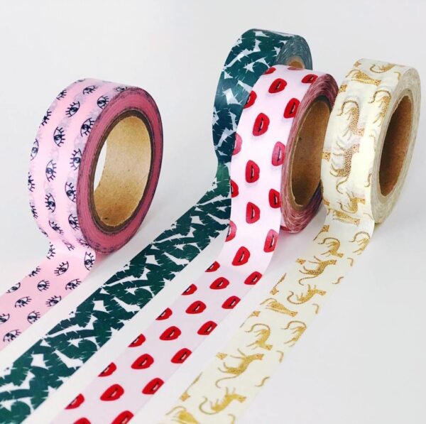 Studio Stationery Washi tape 'Lips' 2 - invulboekjes.nl