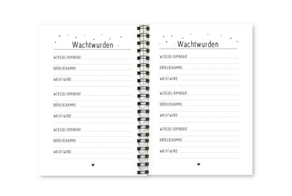 Binnenwerk Adresboekje 3 A5