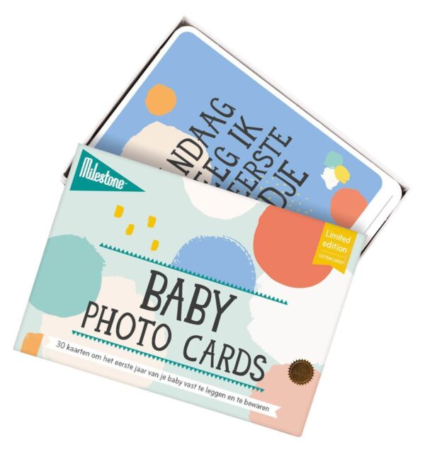 Milestone™ Baby fotokaarten - Cotton candy - invulboekjes (1)