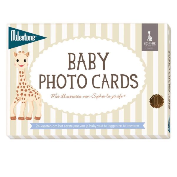 Milestone™ Baby fotokaarten - Sophie la Girafe - invulboekjes (1)