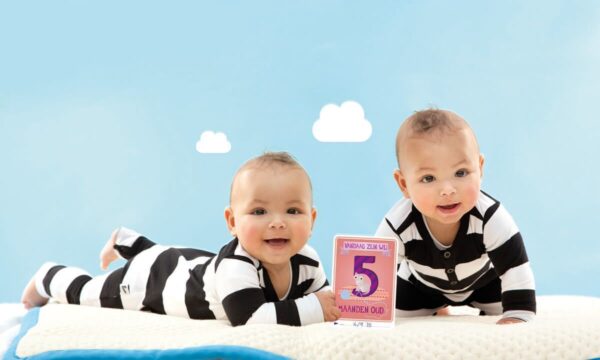 Milestone™ Baby tweeling fotokaarten - Twins - invulboekjes (1)