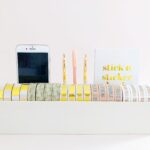 Studio Stationery Desk organizer Washi - Wit - invulboekjes (3)