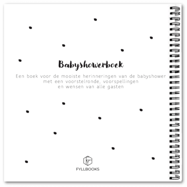 Cover babyshowerboek fyllbooks achterkant