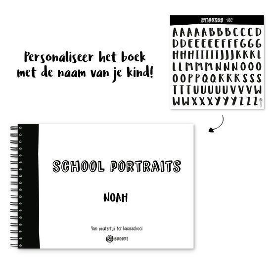Oh My Goody - Schoolfotoboek 'School Portraits' -binnenkant- invulboekjes (8)