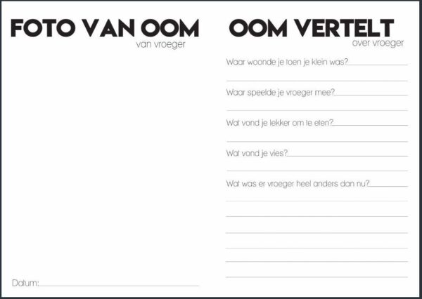 Studio Ins & Outs Invulboek 'Oom, tante & ik' -1- invulboekjes.nl