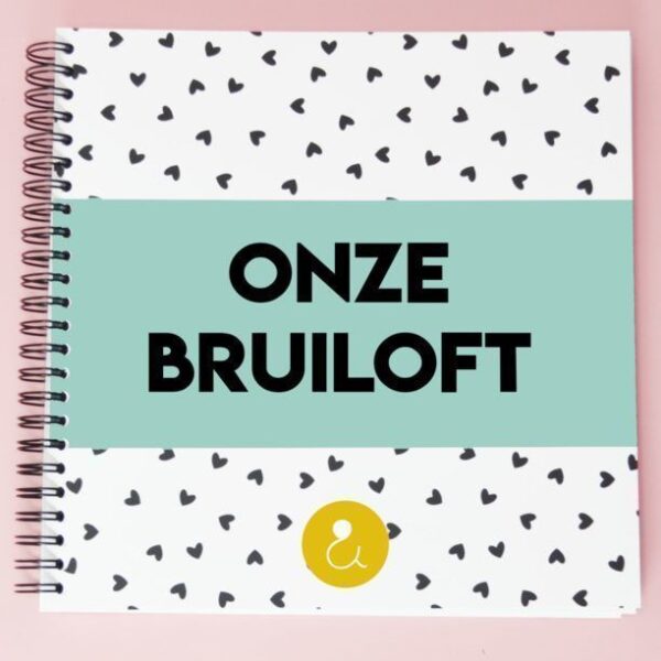 Studio Ins & Outs 'Onze bruiloft' - Mint - invulboekjes.nl