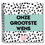 Studio Ins & Outs Zwangerschapswens 'Onze grootste wens' - Mint