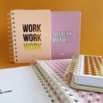 Studio Stationery Notitieboek Work work work - Blush - invulboekjes.nl