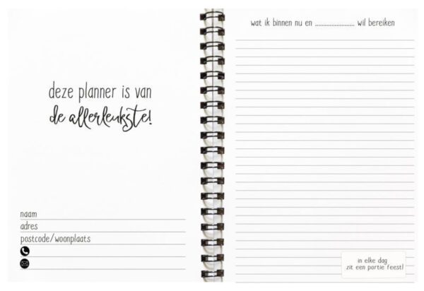 Winkeltjevananne Planboek - Hardcover - invulboekjes (5)