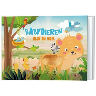 Babydieren Kijk- en voelboek Baby- & Peuterboeken