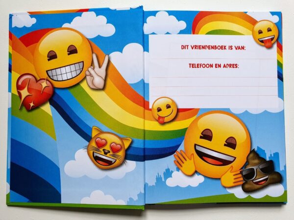 Emoji Rainbow Vriendenboekje - Afbeelding 2