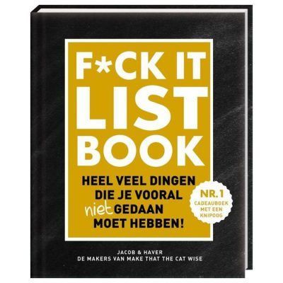 F*ck-it list book Cadeauboeken