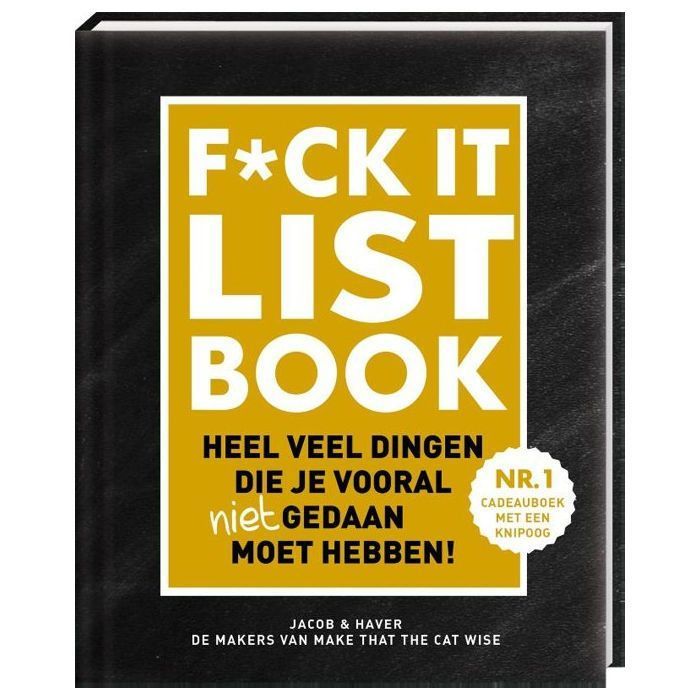 F*ck-it list book