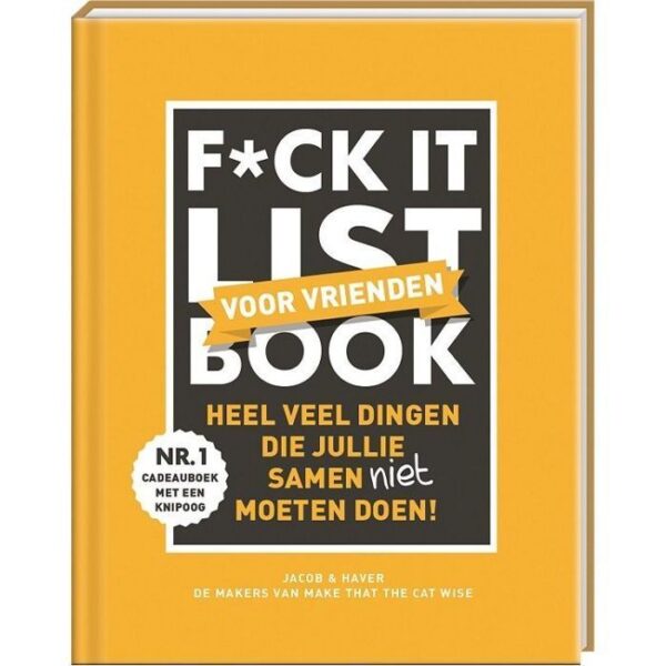 F*ck-it list book voor vrienden