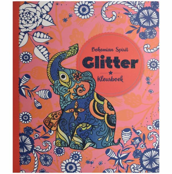 Glitter kleurboek - Bohemian Spirit