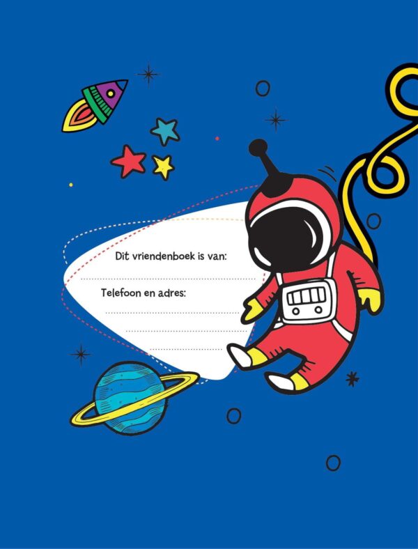 Vriendenboek Krassss mijn space - Afbeelding 3