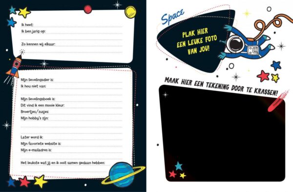 Vriendenboek Krassss mijn space - Afbeelding 4