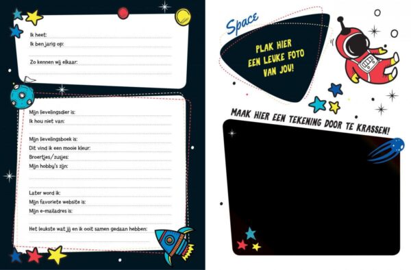 Vriendenboek Krassss mijn space - Afbeelding 5