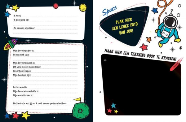 Vriendenboek Krassss mijn space - Afbeelding 6