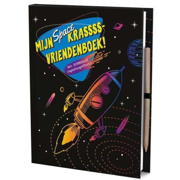 Vriendenboek Krassss mijn space - invulboekjes.nl