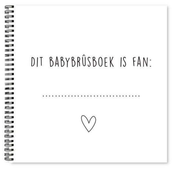 Babybrûsboek Binnenwerk Krúskes Eerste pagina