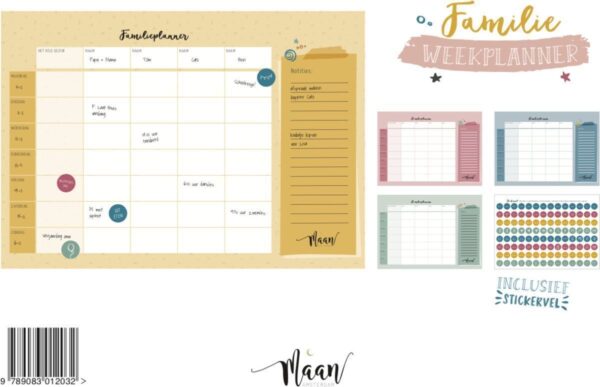 Maan Amsterdam Universe - Familieplanner - A4 - Afbeelding 9