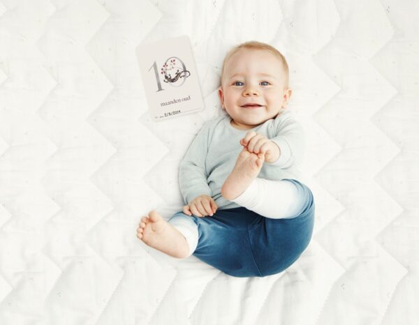 Milestone Baby eerste jaar fotokaarten ABC - Afbeelding 3