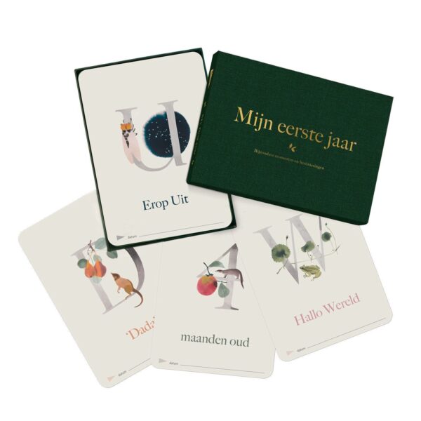 Milestone Baby eerste jaar fotokaarten ABC - Afbeelding 2