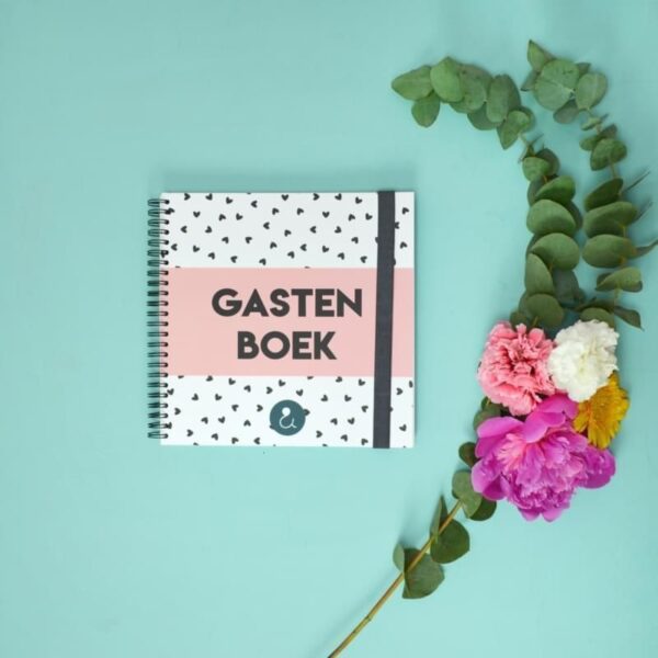 Studio Ins & Outs 'Gastenboek bruiloft' - Roze - Afbeelding 6