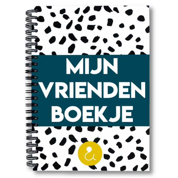 Studio Ins & Outs 'Mijn vriendenboekje' - Donkerblauw