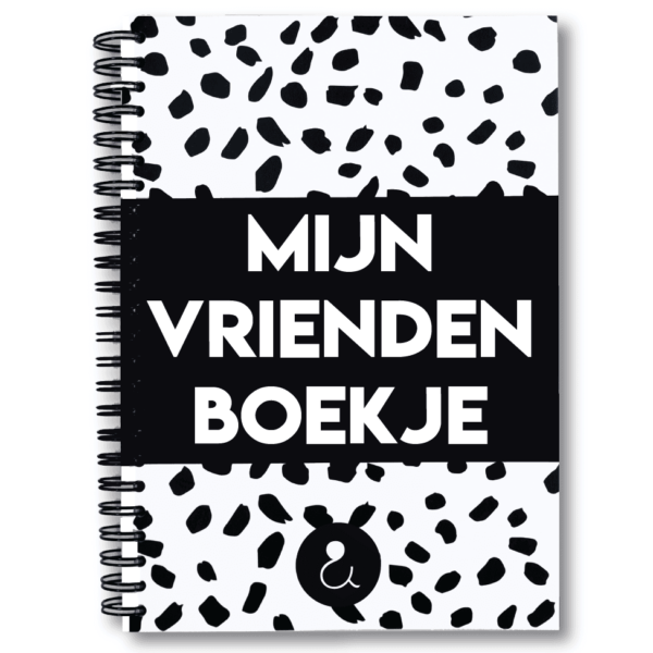 Studio Ins & Outs 'Mijn vriendenboekje' - Monochroom