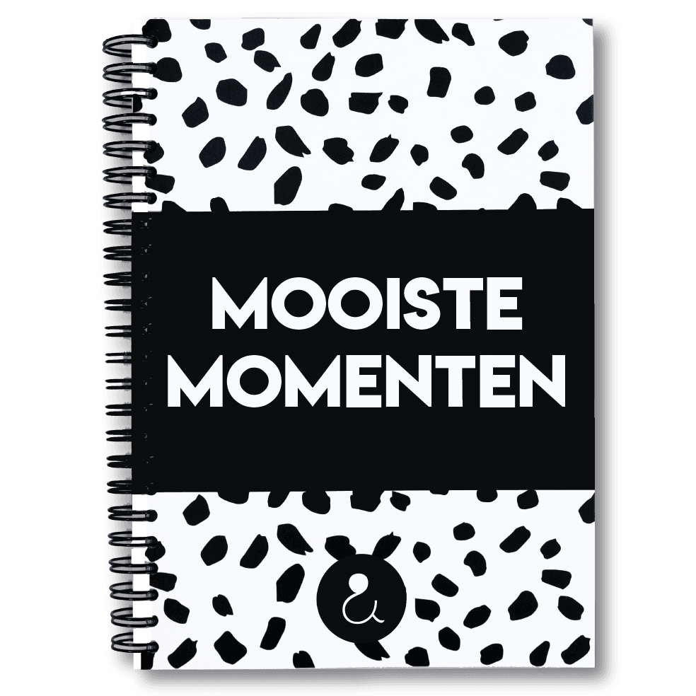 logboek Lieve Trekken Studio Ins & Outs 'Mooiste momenten' A5 - Monochroom Kopen? ⋆  Invulboekjes.nl