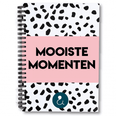 Studio Ins & Outs ‘Mooiste momenten’ A5 – Roze Blanco boek