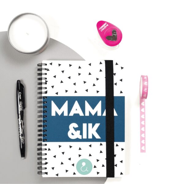Studio Ins & Outs Invulboek 'Mama & ik' - Mint stip - Afbeelding 2