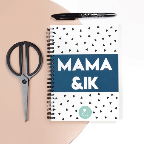 Studio Ins & Outs Invulboek 'Mama & ik' - Mint stip - Afbeelding 5