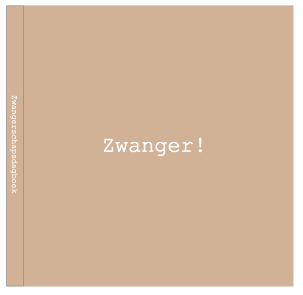 Huisje no.56 - Zwanger! Zwangerschapsdagboek - Linnen cover