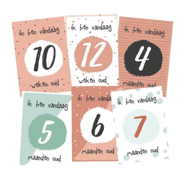 Tante Kaartje - Baby Mijlpaalkaarten set - Afbeelding 3