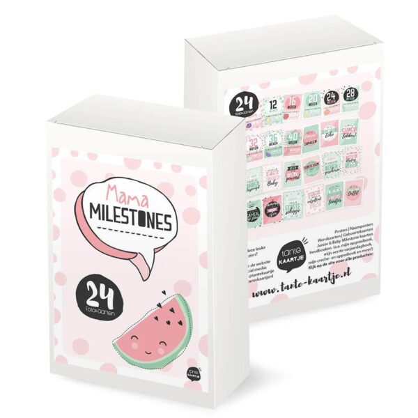 Tante Kaartje - Mama Mijlpaalkaarten set