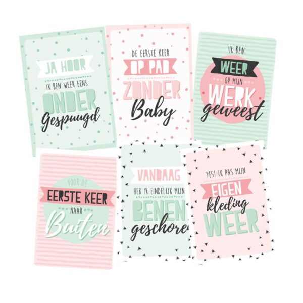 Tante Kaartje - Mama Mijlpaalkaarten set - Afbeelding 4