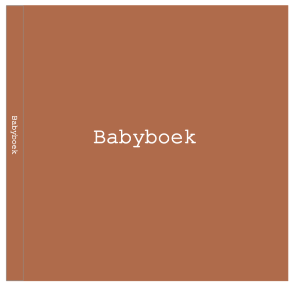 Huisje no.56 - Babyboek - Linnen cover