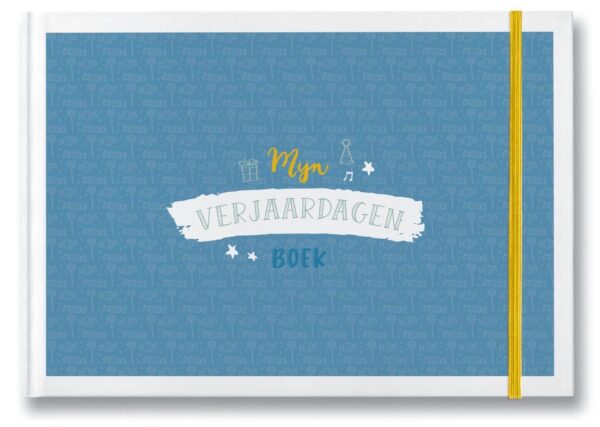 Maan Amsterdam Universe - Mijn verjaardagenboek - Blauw