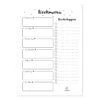 Fyllbooks Weekmenu met boodschappenlijstje