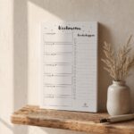 Fyllbooks Weekmenu Met Boodschappenlijstje 111
