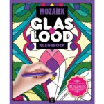 Glas-in-lood kleurboek - Mozaiek