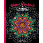 Glitter kleurboek Black edition - Night Flowers