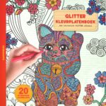 Glitter kleurplatenboek - Happiness