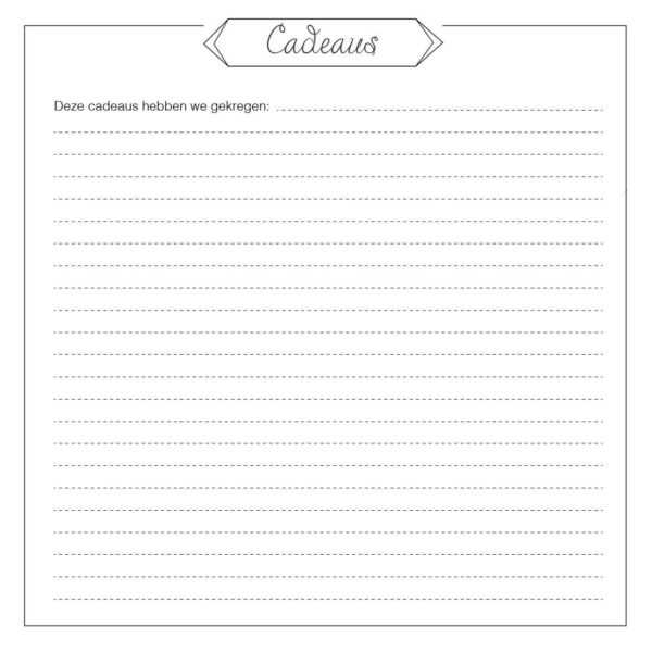 Tante Kaartje Babyshower gastenboek - Deluxe - Afbeelding 7