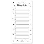 Fyllbooks Notitieblok Things to do hartjes
