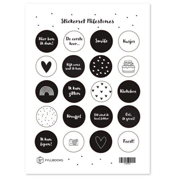 Fyllbooks Stickerset Milestones
