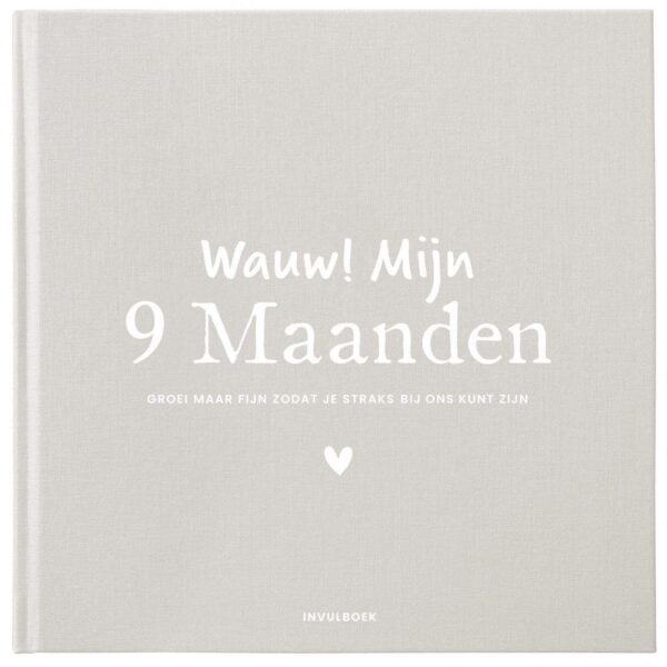 Pink Peach Mijn 9 maanden dagboek - Linnen beige/zand (eerdere versie)